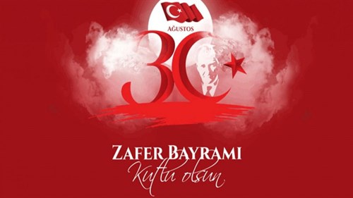  KAYMAKAM HASAN ÇİÇEK 30 AĞUSTOS ZAFER BAYRAMININ 101'inci YIL DÖNÜMÜ NEDENİ İLE BİR MESAJ YAYINLADI