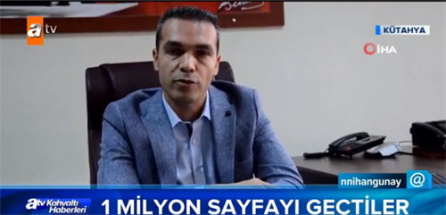 ATV Sabah Kuşağı Haberlerinde, Cumhuriyet'den Milli Egemenliğe 2023' e 2023  Sayfa Aç Projemiz